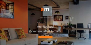 Nouveau site AM CONCEPT, architecte d'intérieur 94